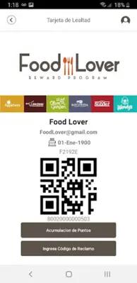 Food Lover android App screenshot 1